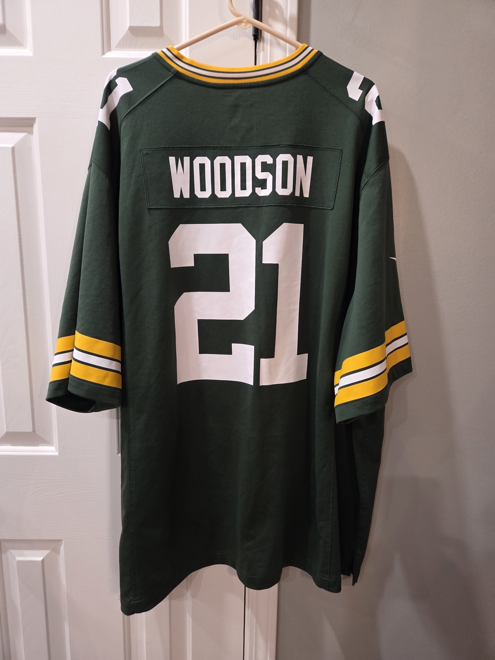 Charles Woodson #21 Green Bay Packers Size 4XL NFL On Field Jersey